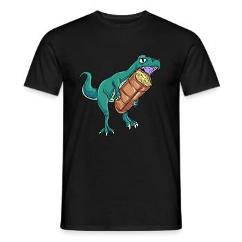 Knoblauch Knoblauchbrot Geschenk - Männer T-Shirt - Schwarz - Vorne - AI Model Male 178 light (178cm)