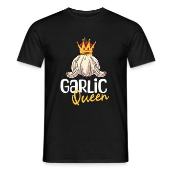 Knoblauch Knoblauchbrot Geschenk - Männer T-Shirt - Schwarz - Vorne - AI Model Male 178 light (178cm)