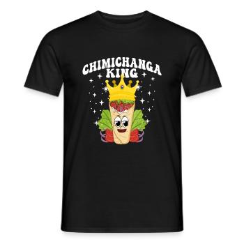 Chimichangas Chimichanga Burrito Mexikanisches Ess - Männer T-Shirt - Schwarz - Vorne - AI Model Male 178 light (178cm)