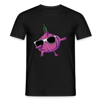 Knoblauch Knoblauchbrot Geschenk - Männer T-Shirt - Schwarz - Vorne - AI Model Male 178 light (178cm)