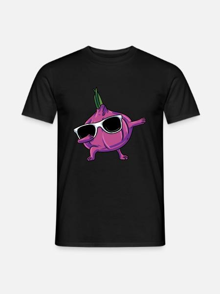 Knoblauch Knoblauchbrot Geschenk - Männer T-Shirt - Schwarz