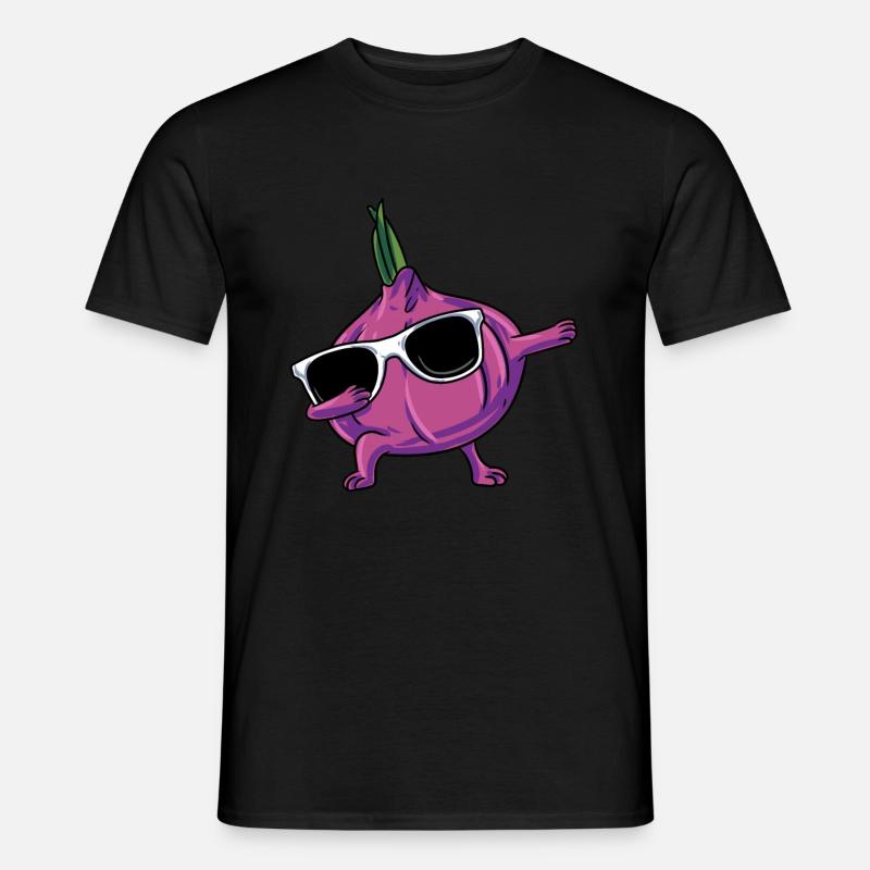 Knoblauch Knoblauchbrot Geschenk - Männer T-Shirt - Schwarz