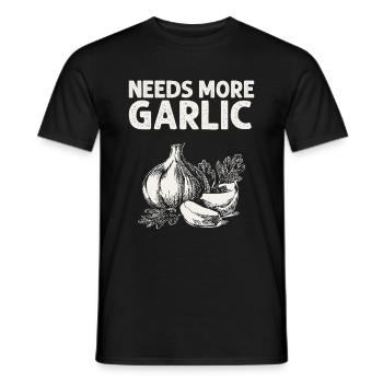 Ail Ail Pain Pain Cadeau alimentaire - T-shirt homme - noir - Devant - AI Model Male 178 light (178cm)