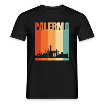 Palermo - Men's T-Shirt - black - Front - AI Model Male 178 light (178cm)