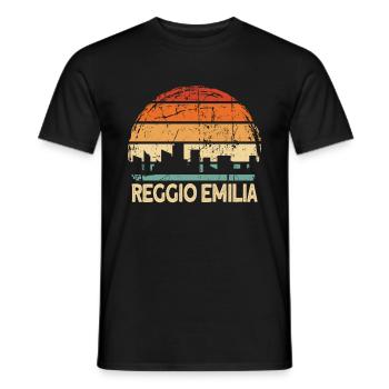 Reggio Emilia - Men's T-Shirt - black - Front - AI Model Male 178 light (178cm)