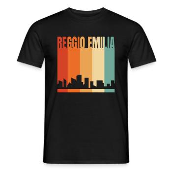 Reggio Emilia - T-shirt homme - noir - Devant - AI Model Male 178 light (178cm)