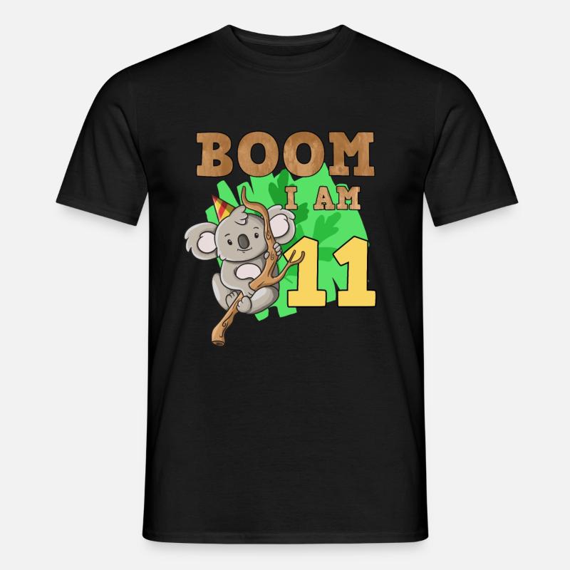 11. Geburtstag Koala - Männer T-Shirt - Schwarz