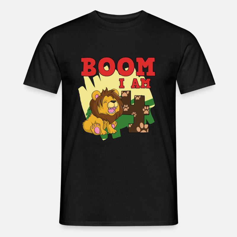 4. Geburtstag - Männer T-Shirt - Schwarz