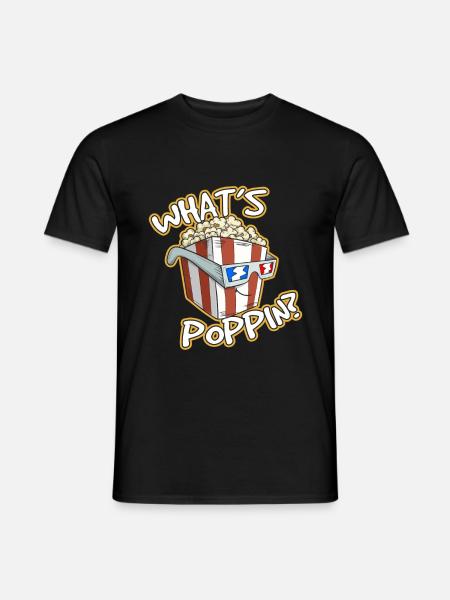 Whats Poppin - Men's T-Shirt - black