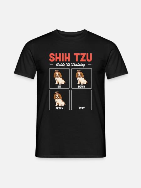 Shih Tzu - Men's T-Shirt - black