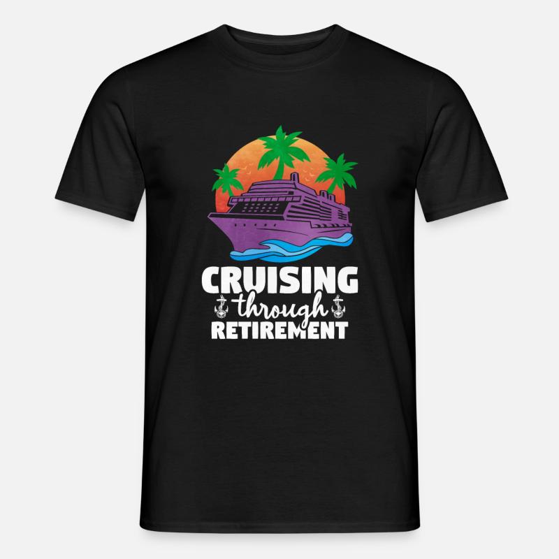 Kreuzfahrt - Männer T-Shirt - Schwarz