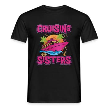 Kreuzfahrt - Männer T-Shirt - Schwarz - Vorne - AI Model Male 178 light (178cm)