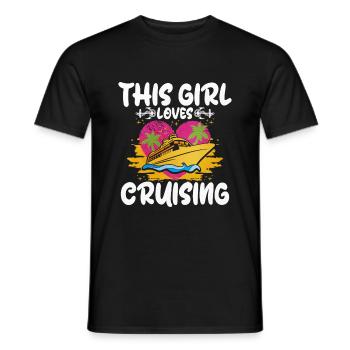 Kreuzfahrt - Männer T-Shirt - Schwarz - Vorne - AI Model Male 178 light (178cm)