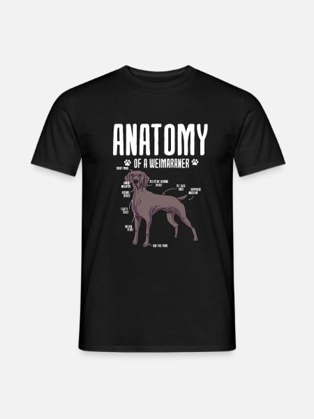 Weimaraner - T-shirt homme - noir