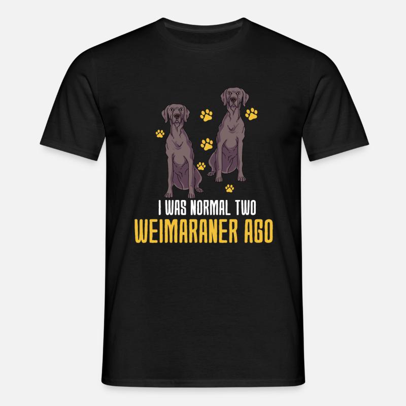 Weimaraner - Men's T-Shirt - black