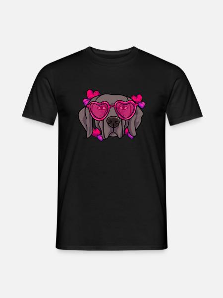 Weimaraner - Men's T-Shirt - black
