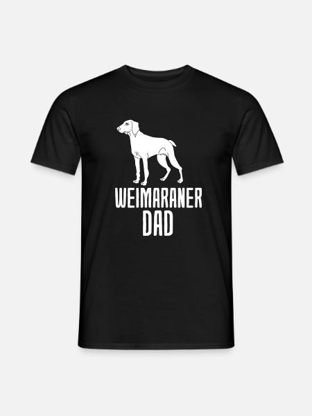 Weimaraner - Men's T-Shirt - black