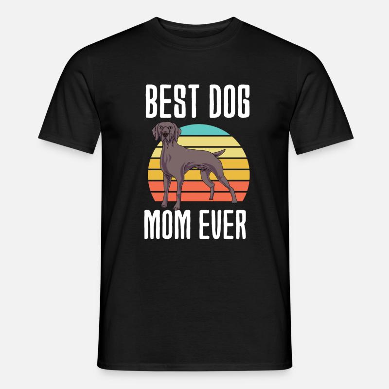 Weimaraner - Männer T-Shirt - Schwarz