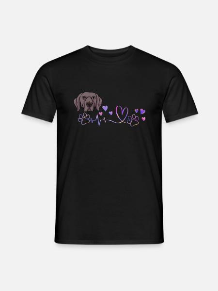 Weimaraner - T-shirt homme - noir