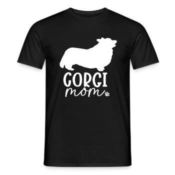 Welsh Corgi - Männer T-Shirt - Schwarz - Vorne - AI Model Male 178 light (178cm)