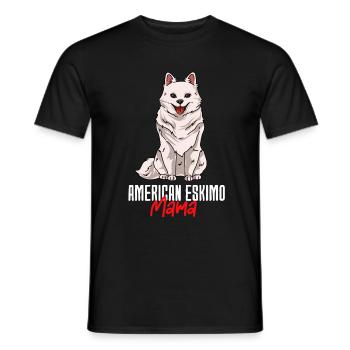 Esquimau d’Amérique - T-shirt homme - noir - Devant - AI Model Male 178 light (178cm)