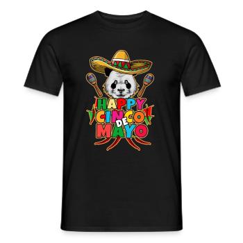 Cinco De Mayo - Men's T-Shirt - black - Front - AI Model Male 178 light (178cm)