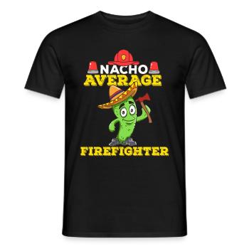 Cinco De Mayo Fire Department - Men's T-Shirt - black - Front - AI Model Male 178 light (178cm)