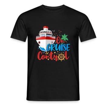 Kreuzfahrt - Männer T-Shirt - Schwarz - Vorne - AI Model Male 178 light (178cm)