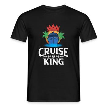 Kreuzfahrt - Männer T-Shirt - Schwarz - Vorne - AI Model Male 178 light (178cm)