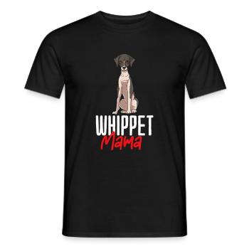 Whippet - Men's T-Shirt - black - Front - AI Model Male 178 light (178cm)