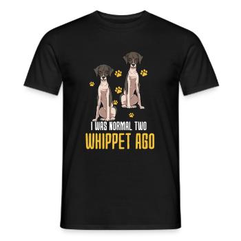 Whippet - Men's T-Shirt - black - Front - AI Model Male 178 light (178cm)