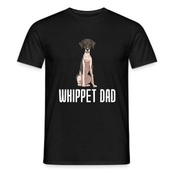 Whippet - Men's T-Shirt - black - Front - AI Model Male 178 light (178cm)