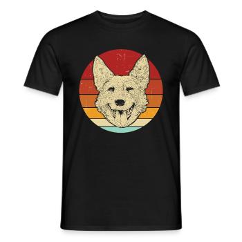 Bouvier australien - T-shirt homme - noir - Devant - AI Model Male 178 light (178cm)