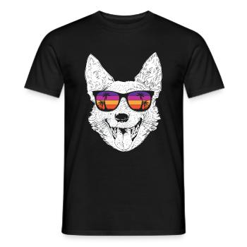 Bouvier australien - T-shirt homme - noir - Devant - AI Model Male 178 light (178cm)