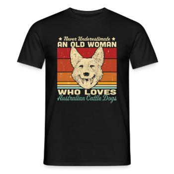 Bouvier australien - T-shirt homme - noir - Devant - AI Model Male 178 light (178cm)