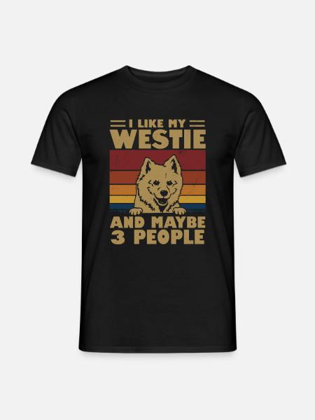American Eskimo Dog - Men's T-Shirt - black