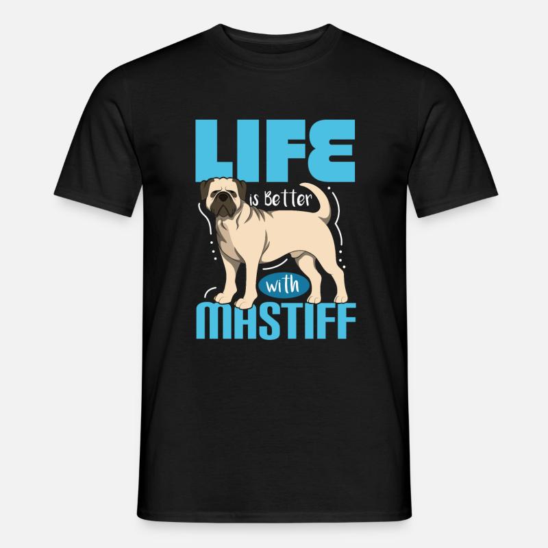 Mastiff - Männer T-Shirt - Schwarz