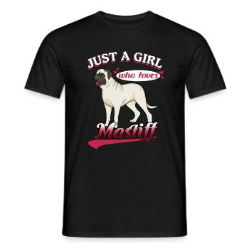 Mastiff - Männer T-Shirt - Schwarz - Vorne - AI Model Male 178 light (178cm)