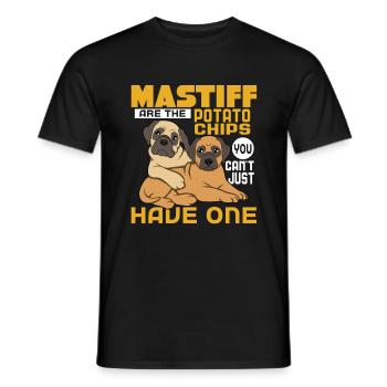 Mastiff - Männer T-Shirt - Schwarz - Vorne - AI Model Male 178 light (178cm)
