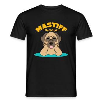 Mastiff - Männer T-Shirt - Schwarz - Vorne - AI Model Male 178 light (178cm)