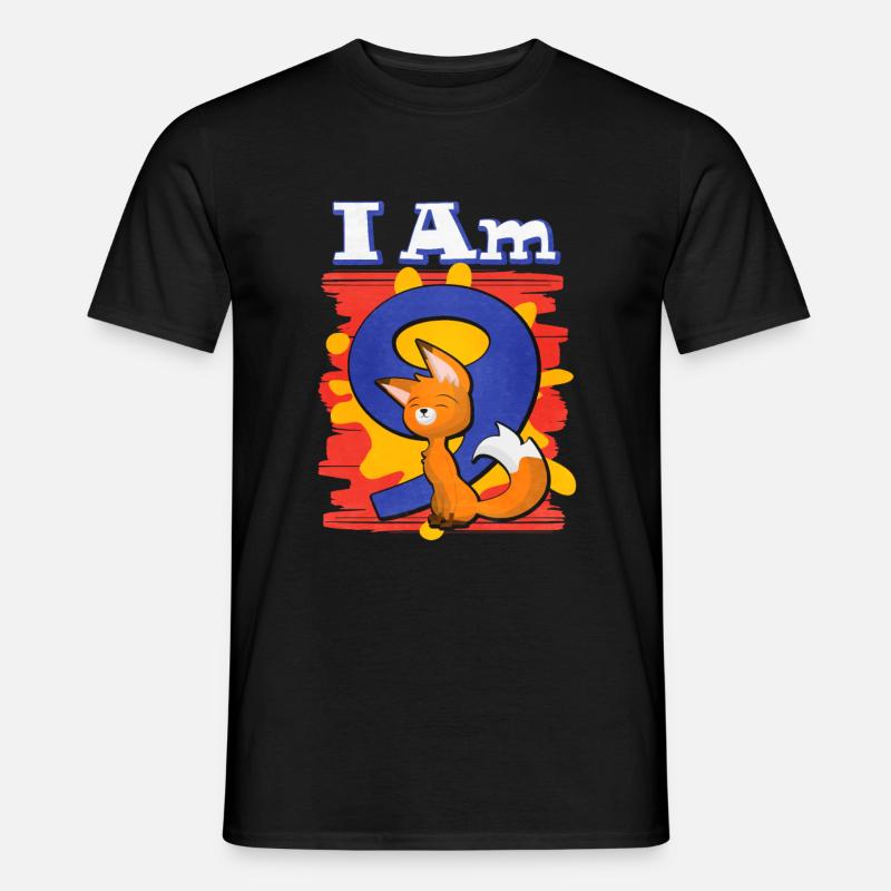 Ich Bin 9 Fuchs - Männer T-Shirt - Schwarz