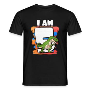5e anniversaire - T-shirt homme - noir - Devant - AI Model Male 178 light (178cm)
