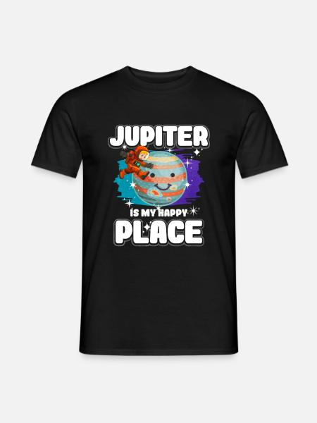 Jupiter Planet Gift - Men's T-Shirt - black