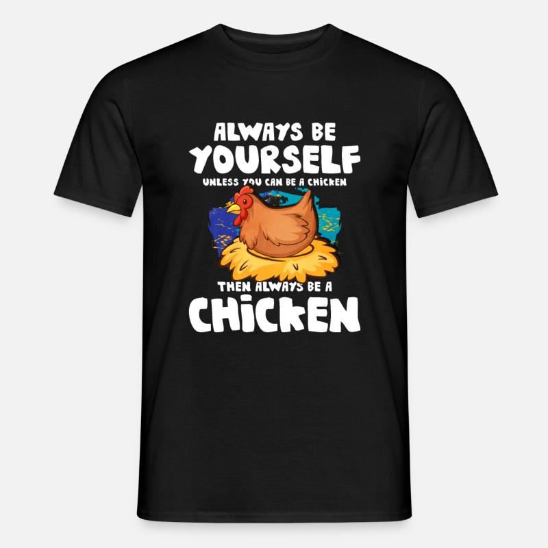 Poulets - T-shirt homme - noir