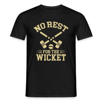 Croquet - Men's T-Shirt - black - Front - AI Model Male 178 light (178cm)