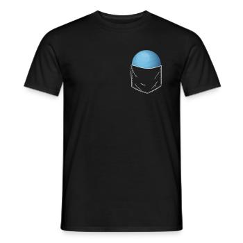 Uranus - Men's T-Shirt - black - Front - AI Model Male 178 light (178cm)