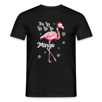 Flamant - T-shirt homme - noir - Devant - AI Model Male 178 light (178cm)
