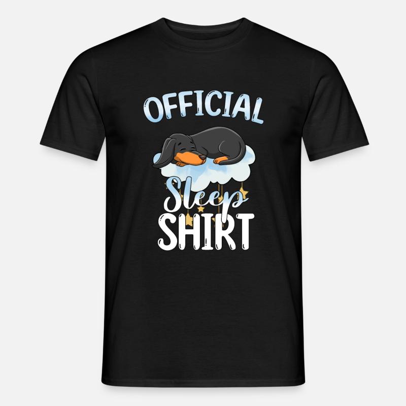 Schlafen Süß Geschenk - Männer T-Shirt - Schwarz