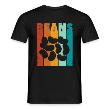 Haricots - T-shirt homme - noir - Devant - AI Model Male 178 light (178cm)