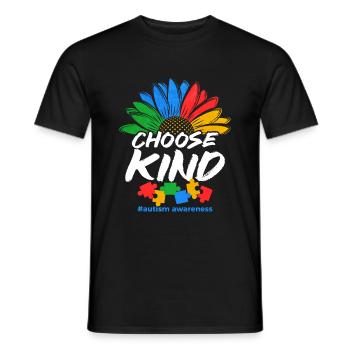 Cadeau autisme autisme - T-shirt homme - noir - Devant - AI Model Male 178 light (178cm)